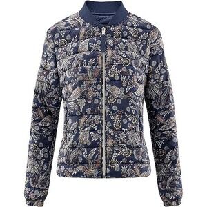 Women's Blue Zipper Bomber Jacket - Size 4 - NWT